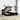Cadru de pat otoman cu saltele, material negru 160x200cm
