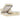 Cadru de pat otoman cu saltele crem 180x200cm stofa