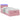 Cadru de pat otoman cu saltea roz 100x200cm catifea