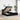 Cadru de pat otoman cu saltele, material negru 160x200cm