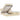 Cadru de pat otoman cu saltele crem 160x200cm stofa