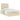 Cadru de pat otoman cu saltea crem 120x200cm stofa