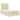 Cadru de pat otoman cu saltea crem 120x200cm stofa