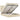 Cadru de pat otoman cu saltea crem 140x190cm stofa