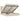 Cadru de pat otoman cu saltea crem 160x200cm stofa