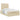 Cadru de pat otoman cu saltea crem 120x200cm stofa