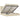 Cadru de pat otoman cu saltea crem 180x200cm stofa