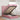 Cadru de pat otoman cu saltele, catifea roz 90x200cm