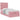 Cadru de pat otoman cu saltele Roz 100x200cm catifea