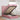 Cadru de pat otoman cu saltele Roz 100x200cm catifea