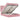 Cadru de pat otoman cu saltele Roz 140x200cm catifea