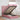 Cadru de pat otoman cu saltele Roz 80x200cm catifea