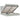 Cadru de pat otoman cu saltele Gri deschis 200x200cm catifea