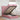 Cadru de pat otoman cu saltele Roz 80x200cm catifea