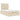 Cadru de pat otoman cu saltea crem 120x200cm stofa