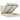 Cadru de pat otoman cu saltea crem 140x200cm stofa