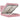 Cadru de pat otoman cu saltele Roz 140x190cm catifea