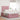Cadru de pat otoman cu saltea, catifea roz 120x200cm