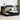 Pat otoman cu saltele și LEDs, negru 180x200cm, piele ecologică