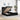 Cadru de pat otoman cu saltele, material negru 160x200cm