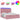 Cadru de pat otoman cu saltele Roz 200x200cm catifea