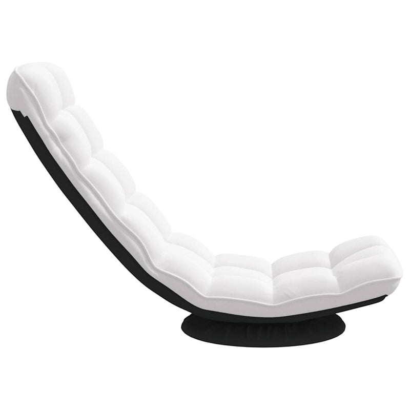 Scaun pivotant cu podea alb 70x51x79 cm Tesatura