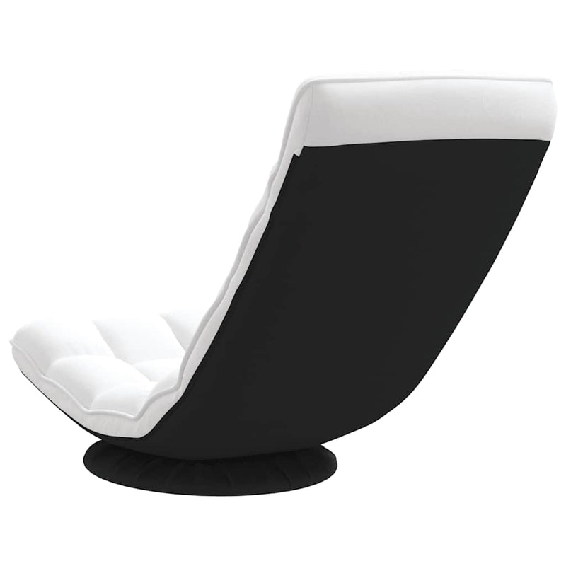 Scaun pivotant cu podea alb 70x51x79 cm Tesatura