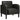 Canapea scaun cu cotiere negru 54 cm piele artificială
