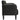 Canapea loveseat neagră 110 cm piele artificială