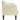 Canapea Loveseat crem 110 cm piele artificială