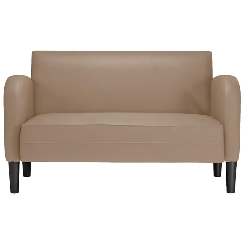 Canapea cu două paturi Cappuccino 110 cm piele artificială