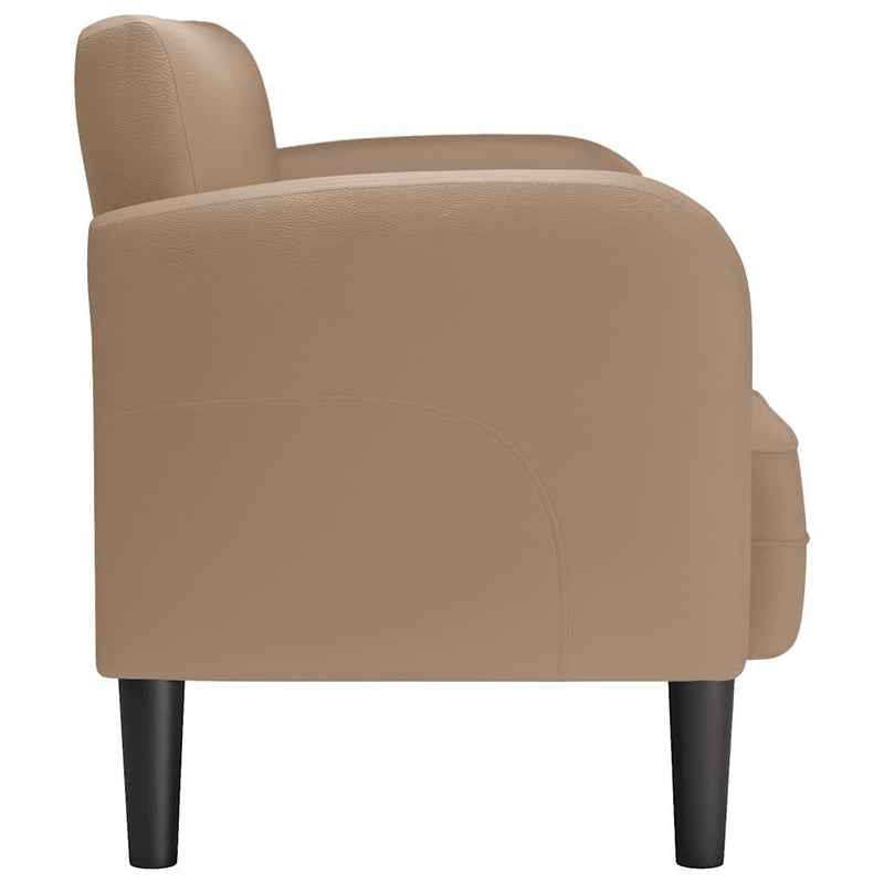 Canapea cu două paturi Cappuccino 110 cm piele artificială