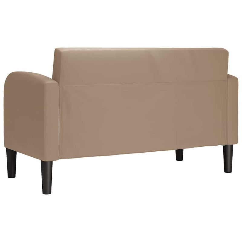Canapea cu două paturi Cappuccino 110 cm piele artificială