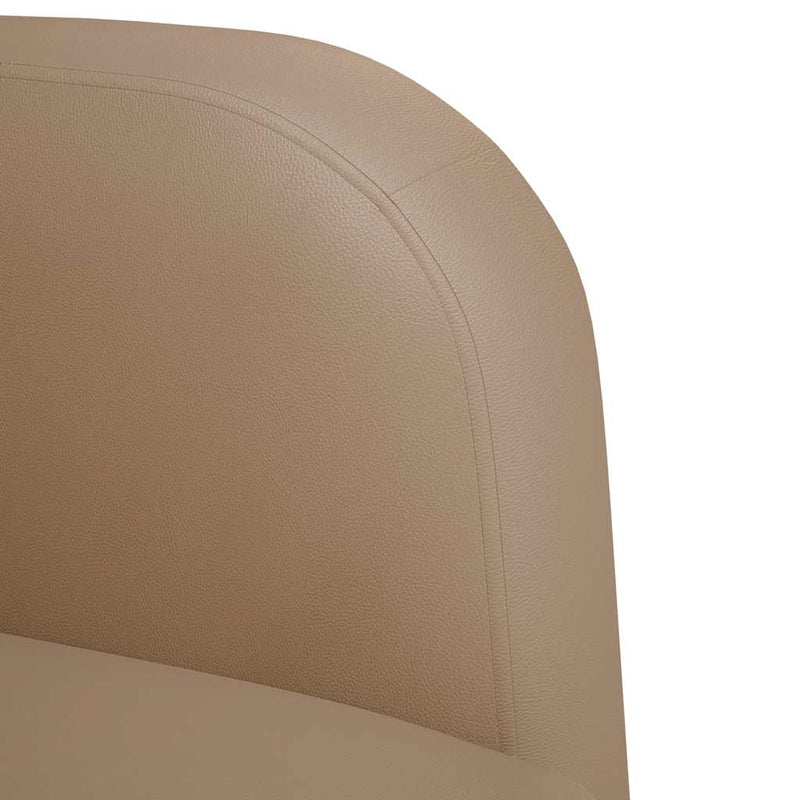 Canapea cu două paturi Cappuccino 110 cm piele artificială