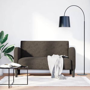 Canapea lovesea gri închis 110 cm piele artificială