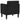 Canapea Scaun cu cotiere, negru, 53 cm, textil