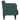 Canapea scaun cu cotiere, verde închis, 53 cm, textil