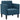 Canapea Scaun cu cotiere, albastru, 53 cm, catifea