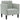 Canapea scaun cu cotiere, gri deschis, 53 cm, catifea