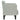 Canapea scaun cu cotiere, gri deschis, 53 cm, catifea