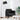 Canapea Scaun cu cotiere, negru, 53 cm, catifea