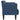 Canapea loveseat, albastru, 111 cm, textil