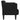 Canapea loveseat, negru, 111 cm, catifea