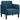 Canapea Scaun cu cotiere, albastru, 54 cm, catifea