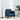 Canapea Scaun cu cotiere, albastru, 54 cm, catifea
