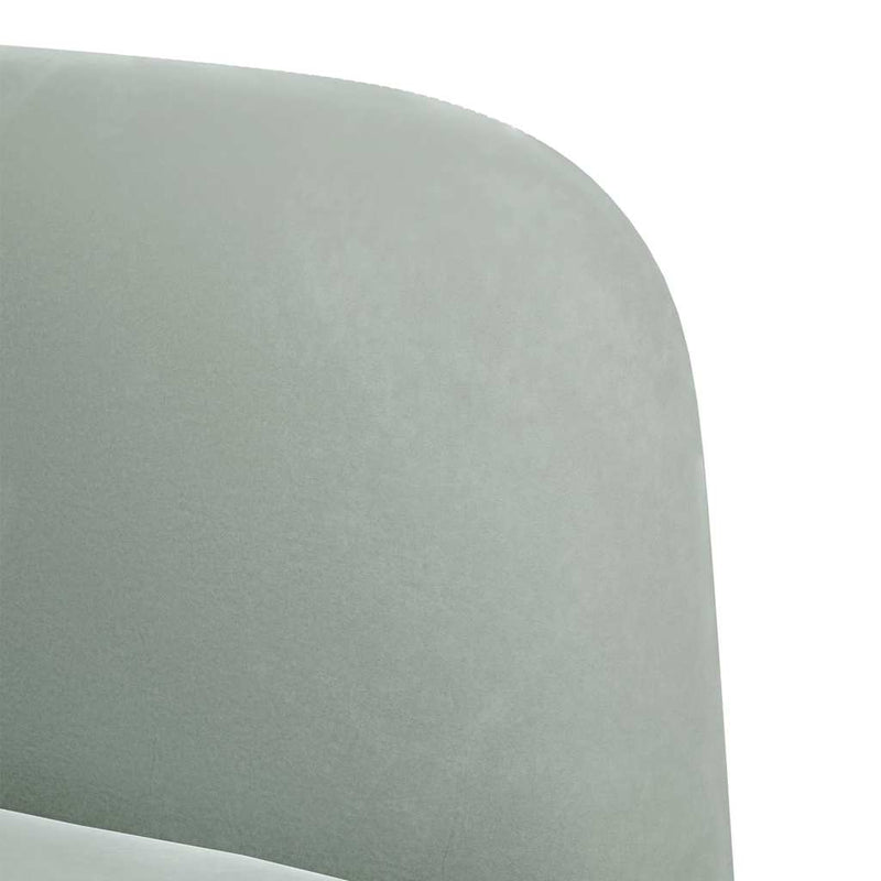 Canapea scaun cu cotiere Gri deschis 54 cm catifea