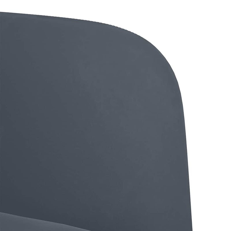 Canapea Scaun cu cotiere Gri închis 54 cm catifea