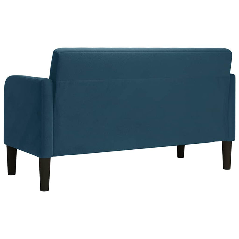 Canapea lovesea albastru 109 cm catifea