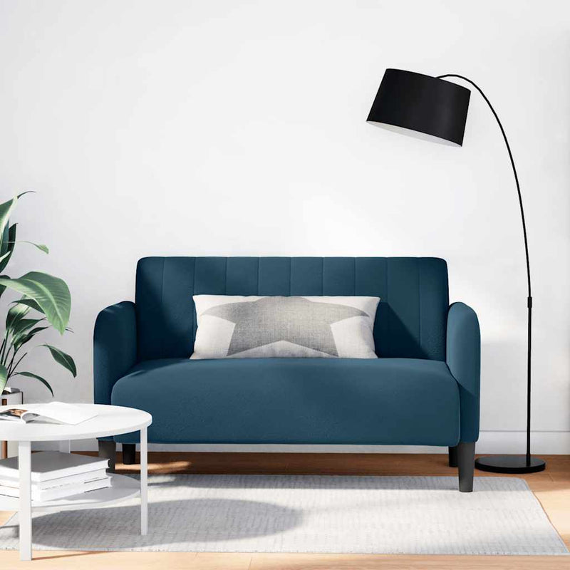 Canapea lovesea albastru 109 cm catifea