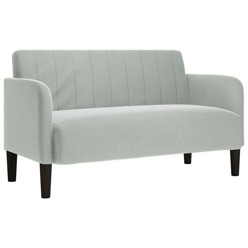 Canapea lovesea gri deschis 109 cm catifea